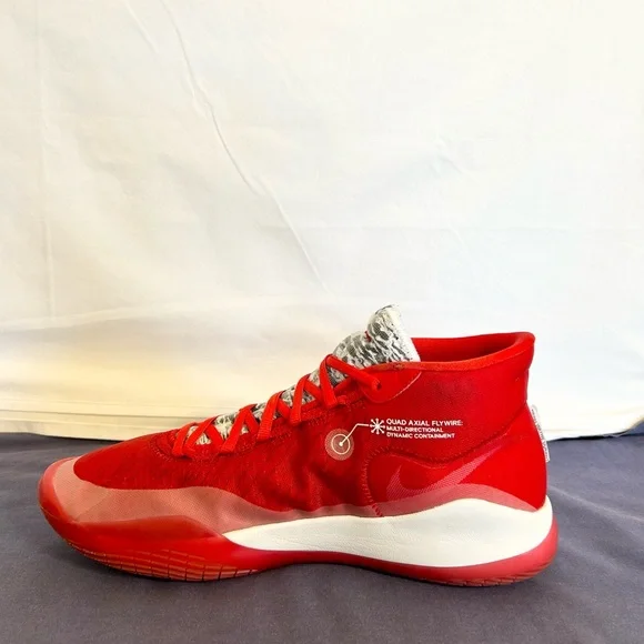 Nike KD 12 TB Red size 11 MEN’S BASKETBALL SHOES - Picture 4 of 9